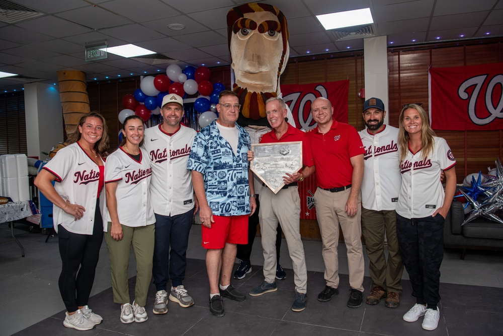 From the diamond to the desert: Nationals visit 379th AEW
