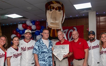 From the diamond to the desert: Nationals visit 379th AEW