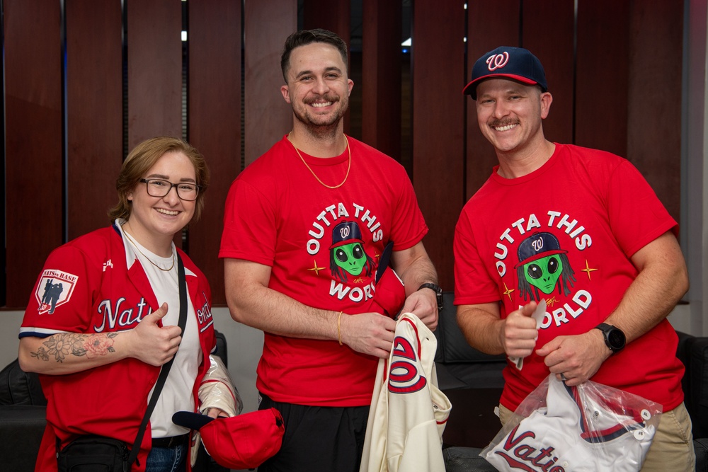 From the diamond to the desert: Nationals visit 379th AEW