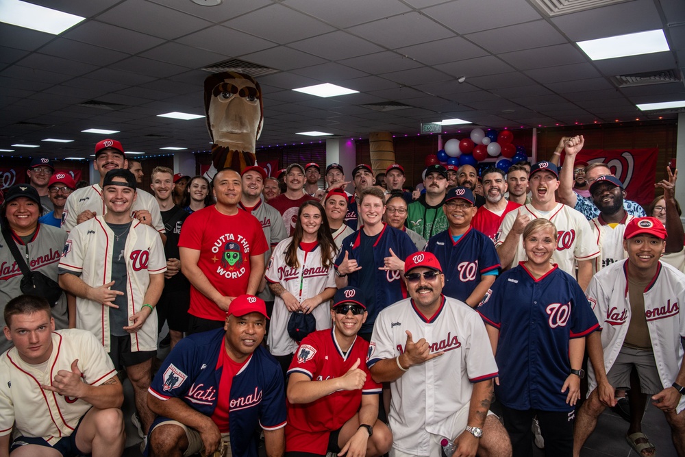From the diamond to the desert: Nationals visit 379th AEW
