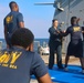 USS Bulkeley (DDG 84) Sailors conduct non-lethal weapons training and baton retention techniques during exercise Northern Coasts 2025
