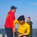 USS Bulkeley (DDG 84) Sailors conduct non-lethal weapons training and gun grab defense and retention techniques during exercise Northern Coasts 2025