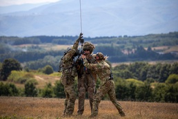 U.K. and U.S. KFOR MEDEVAC Team Training Builds Readiness in Kosovo