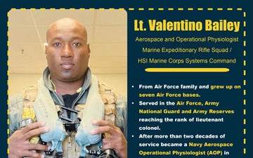 The unconventional path of a military unicorn: a story of Lt. Valentino Bailey