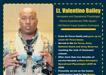 The unconventional path of a military unicorn: a story of Lt. Valentino Bailey