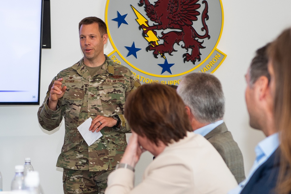Spangdahlem AB hosts information forum for local civil leaders