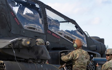 1-501st CAB Apaches Conduct Live-Fire Gunnery in Latvia