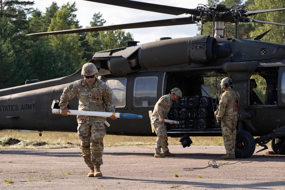 1-501st CAB Apaches Conduct Live-Fire Gunnery in Latvia