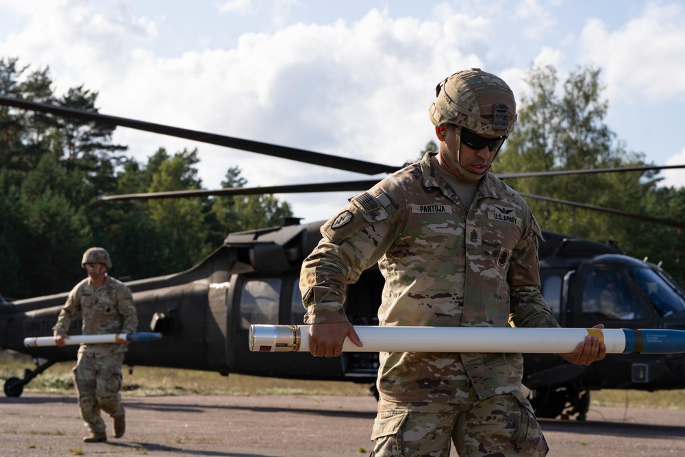 1-501st CAB Apaches Conduct Live-Fire Gunnery in Latvia