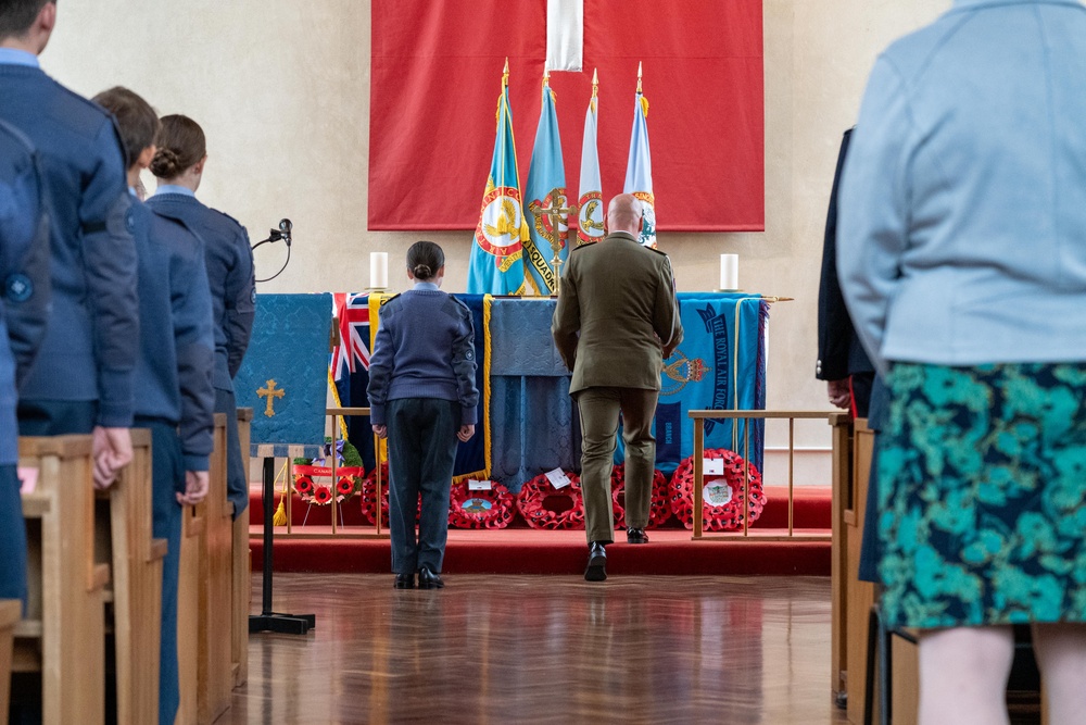 Pathfinders support Battle of Britain remembrance ceremony