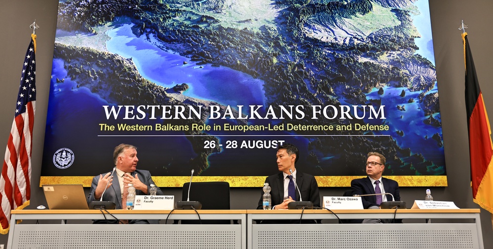 Marshall Center Regional Experts Provide Insights at Western Balkans Forum