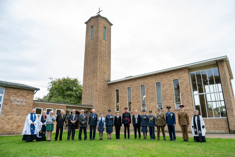 Pathfinders support Battle of Britain remembrance ceremony