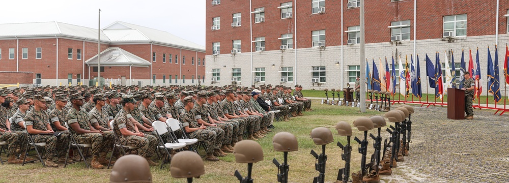 3rd Battalion, 2nd Marines hold September 11 memorial
