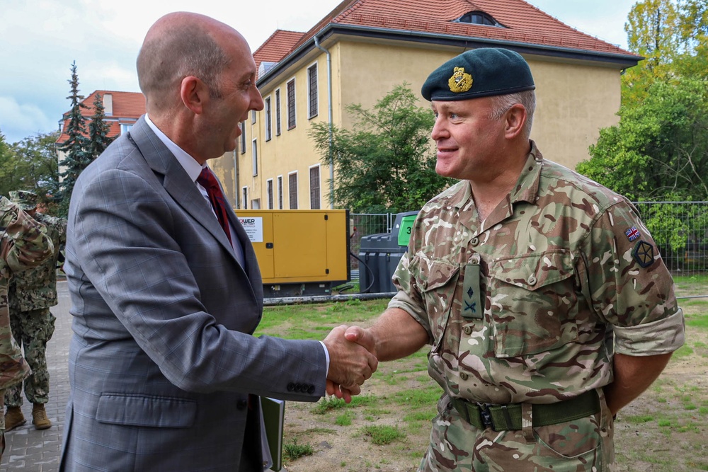 Acting Assistant Secretary of War for Health Affairs Dr. Stephen Ferrara visits U.S. Army V Corps