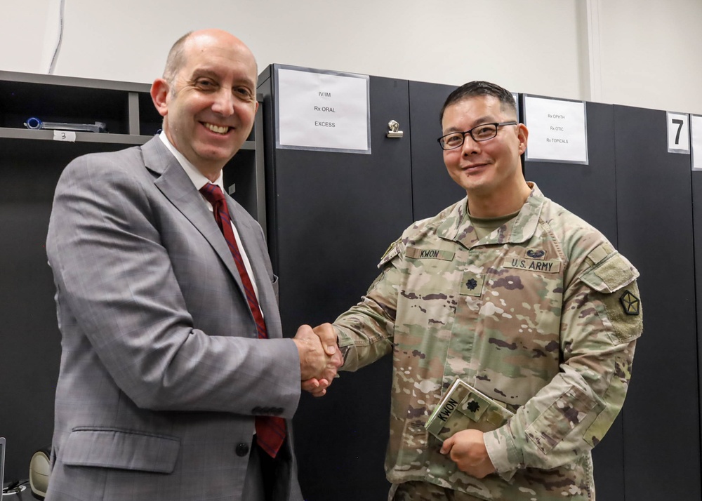 Acting Assistant Secretary of War for Health Affairs Dr. Stephen Ferrara visits U.S. Army V Corps