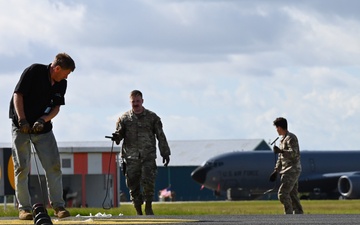 100th CES Power Pro conducts barrier engagement certification with RAFL fighter jets