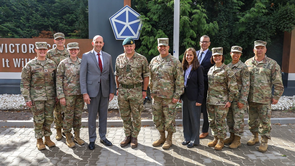 Acting Assistant Secretary of War for Health Affairs Dr. Stephen Ferrara visits U.S. Army V Corps