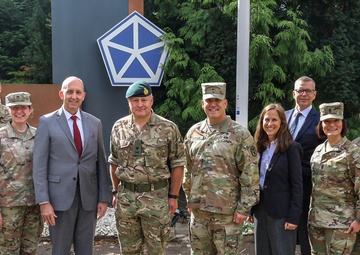 Acting Assistant Secretary of War for Health Affairs Dr. Stephen Ferrara visits U.S. Army V Corps