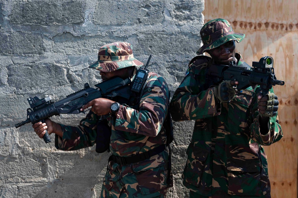 3rd SFG (A) Conducts CQB Training with Partners