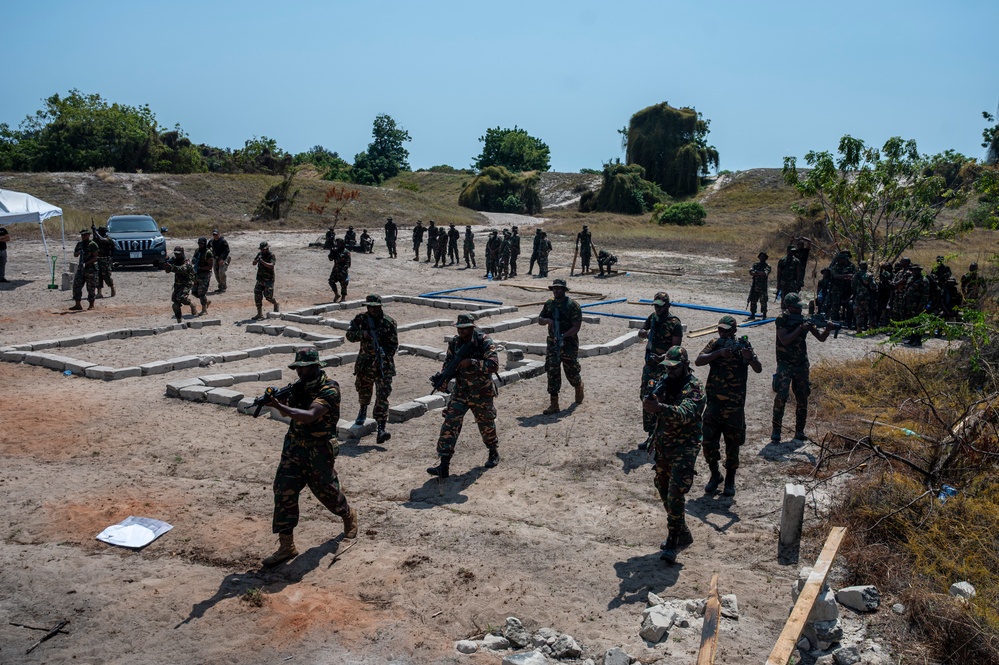 3rd SFG (A) Conducts CQB Training with Partners