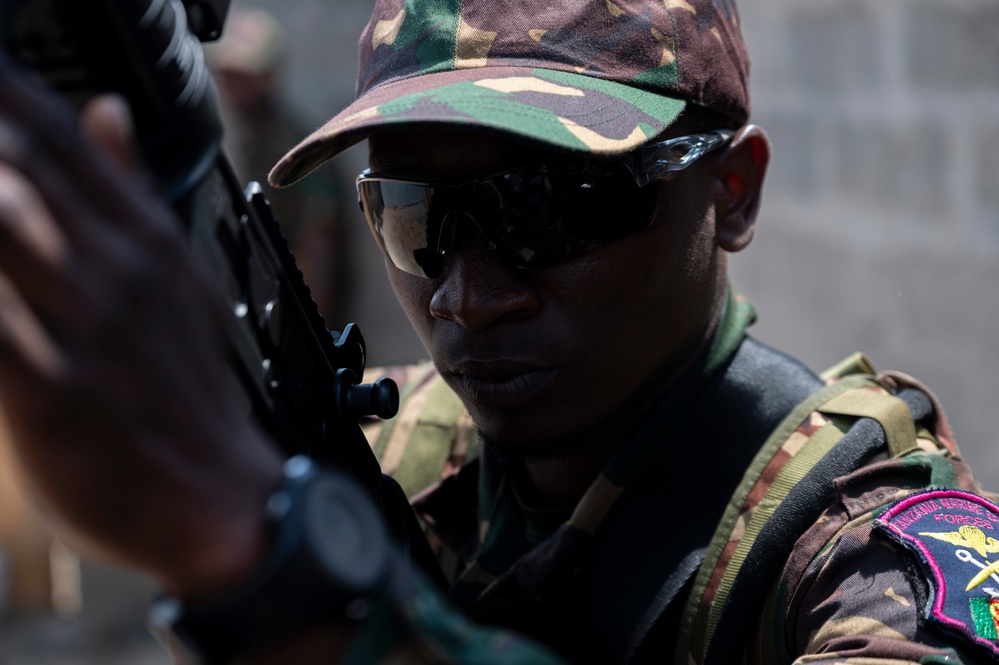 3rd SFG (A) Conducts CQB Training with Partners