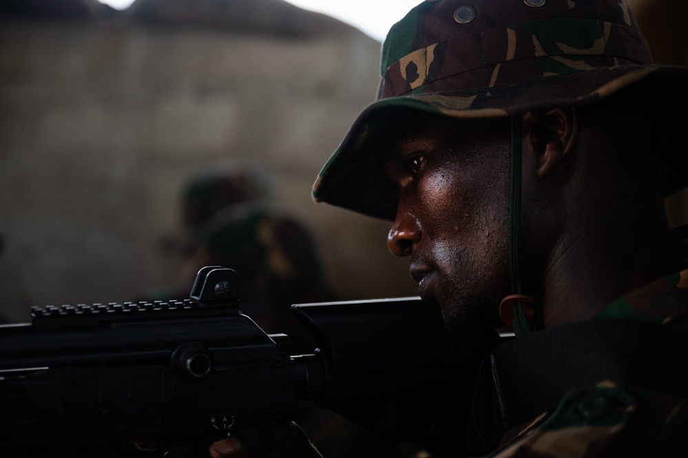 3rd SFG (A) Conducts CQB Training with Partners