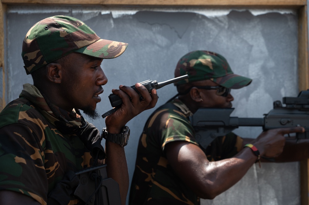 3rd SFG (A) Conducts CQB Training with Partners