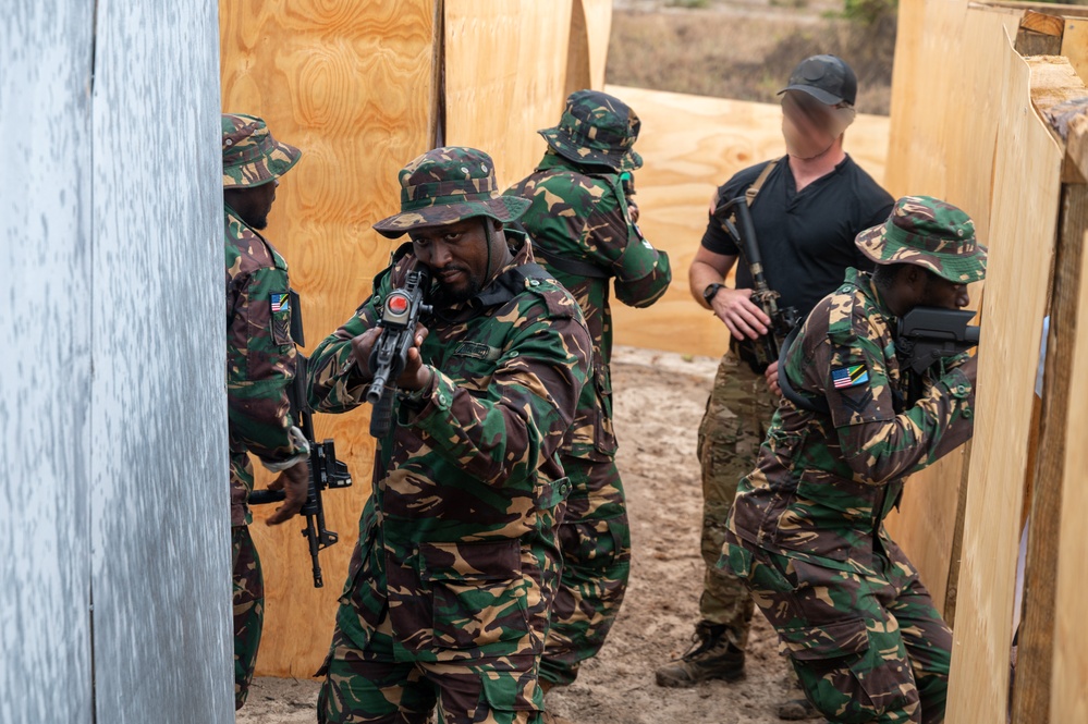 3rd SFG (A) Conducts CQB Training with Partners