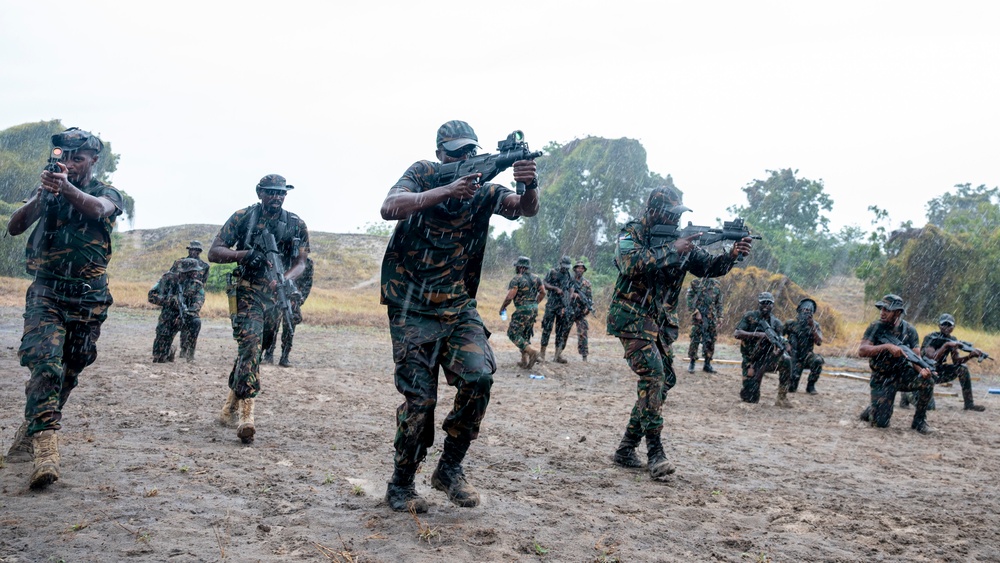 3rd SFG (A) Conducts CQB Training with Partners