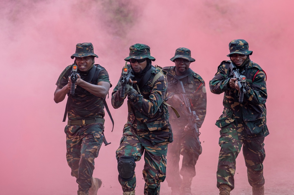 3rd SFG (A) Conducts CQB Training with Partners