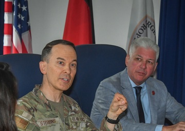 Marshall Center, Defense Security Cooperation Agency Leadership Hold Strategic Talks in Garmisch