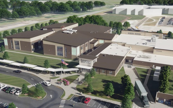 Rendering of DoDEA Fort Campbell Middle School: A Vision of Modern Learning