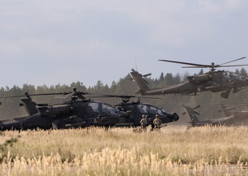 1-501st CAB Apaches Conduct Live-Fire Gunnery in Lithuania