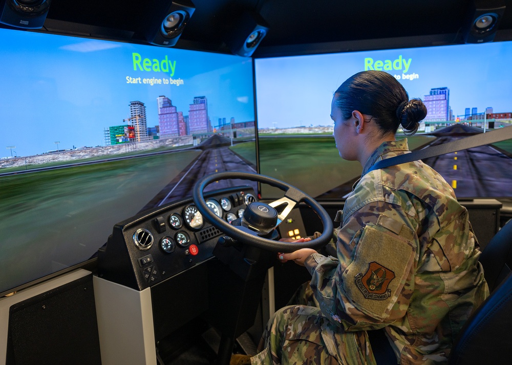 507th LRS Utilizes Driving Simulator