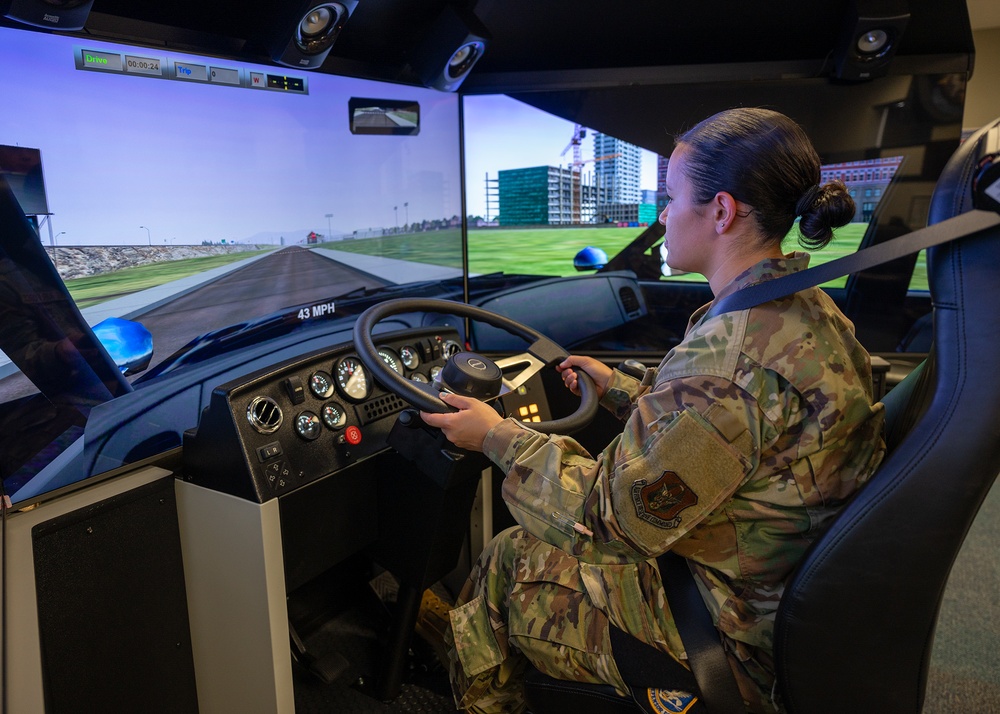 507th LRS Utilizes Driving Simulator