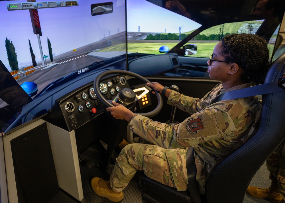 507th LRS Utilizes Driving Simulator