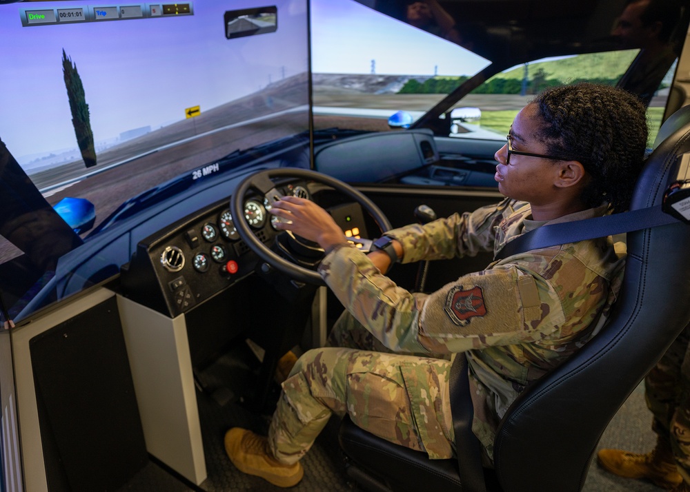 507th LRS Utilizes Driving Simulator