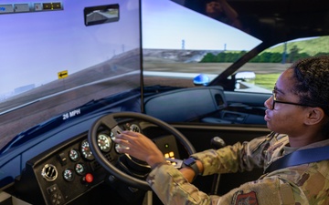507th LRS Utilizes Driving Simulator