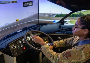 507th LRS Utilizes Driving Simulator