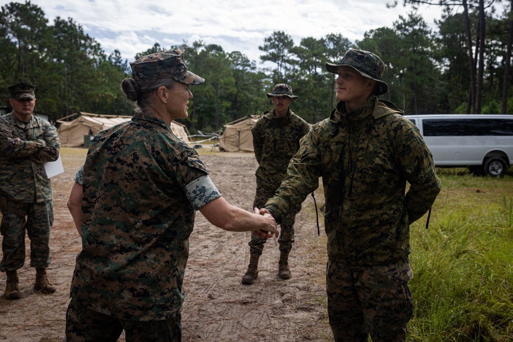 UNITAS 2025 | 2nd MLG Commanding General visits Marines around MCB Camp Lejeune