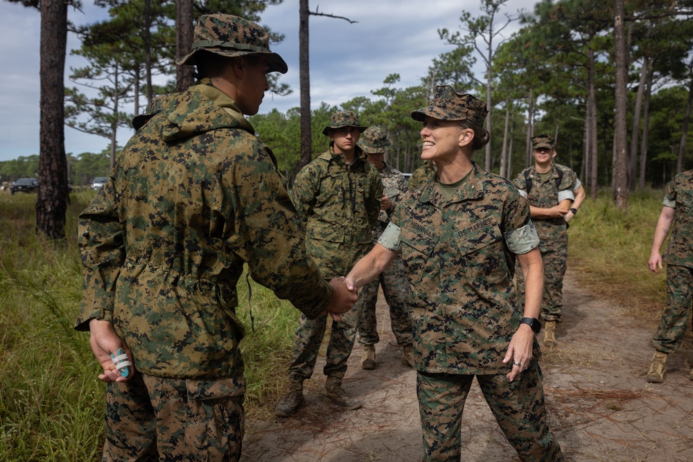 UNITAS 2025 | 2nd MLG Commanding General visits Marines around MCB Camp Lejeune