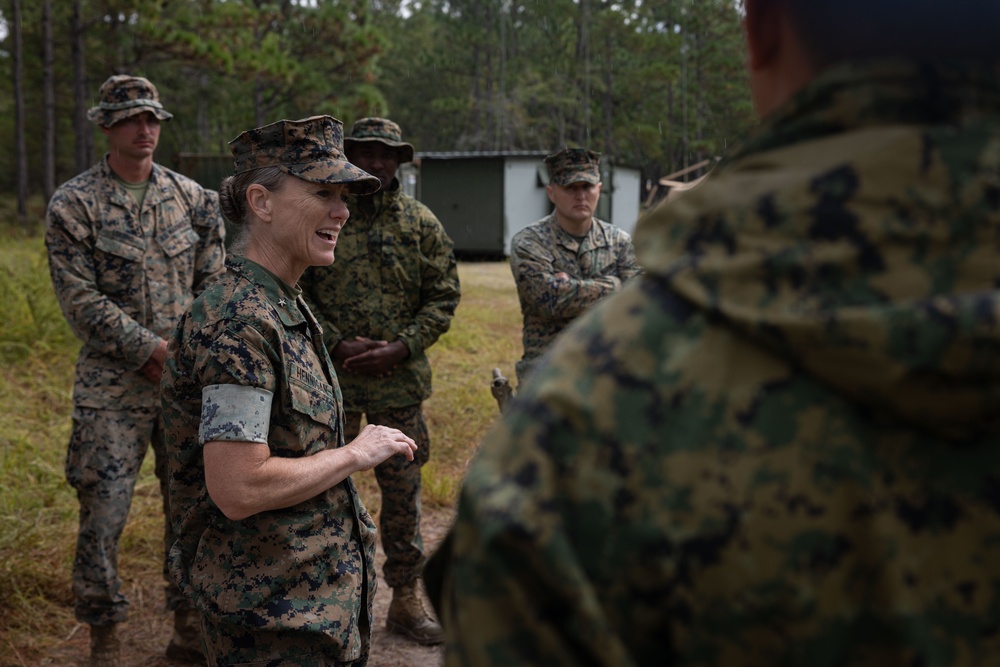 UNITAS 2025 | 2nd MLG Commanding General visits Marines around MCB Camp Lejeune