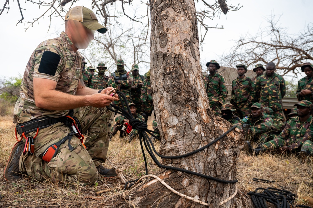 3rd SFG (A) Conducts Mountaineering Training with Tanzanian Special Forces