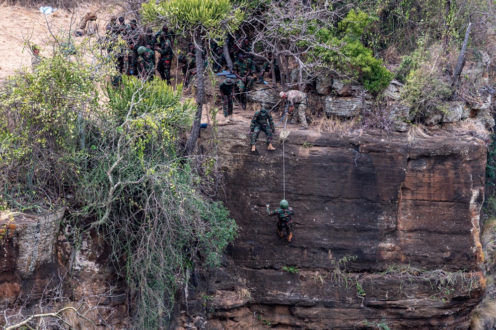 3rd SFG (A) Conducts Mountaineering Training with Tanzanian Special Forces