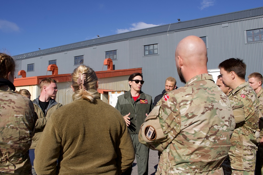 Royal Danish Army; 2nd Explosive Ordnance Disposal Battalion (2 EODBTN) and 5th Explosive Ordnance Disposal Company (5 EODKMP) visit U.S. Patrol Squadrons during Northern Challenge 2025