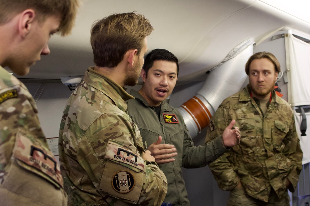 Royal Danish Army; 2nd Explosive Ordnance Disposal Battalion (2 EODBTN) and 5th Explosive Ordnance Disposal Company (5 EODKMP) visit U.S. Patrol Squadrons during Northern Challenge 2025