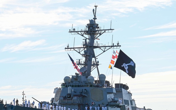 USS Arleigh Burke (DDG 51) Returns to NAVSTA Rota