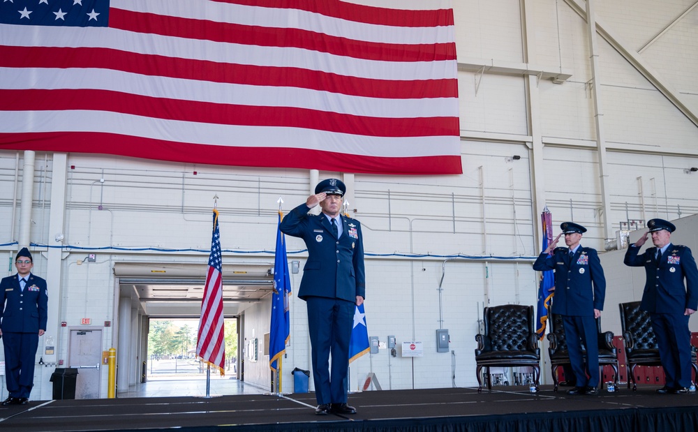 U.S. Air Force Expeditionary Center Change of Command and Twenty-First Air Force Reactivation Ceremony