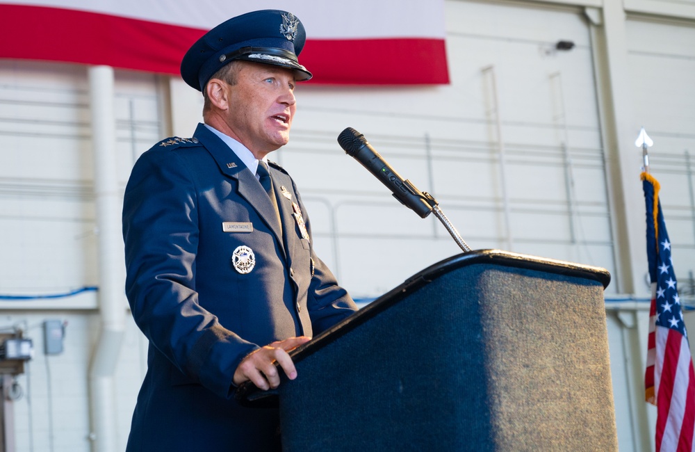 U.S. Air Force Expeditionary Center Change of Command and Twenty-First Air Force Reactivation Ceremony