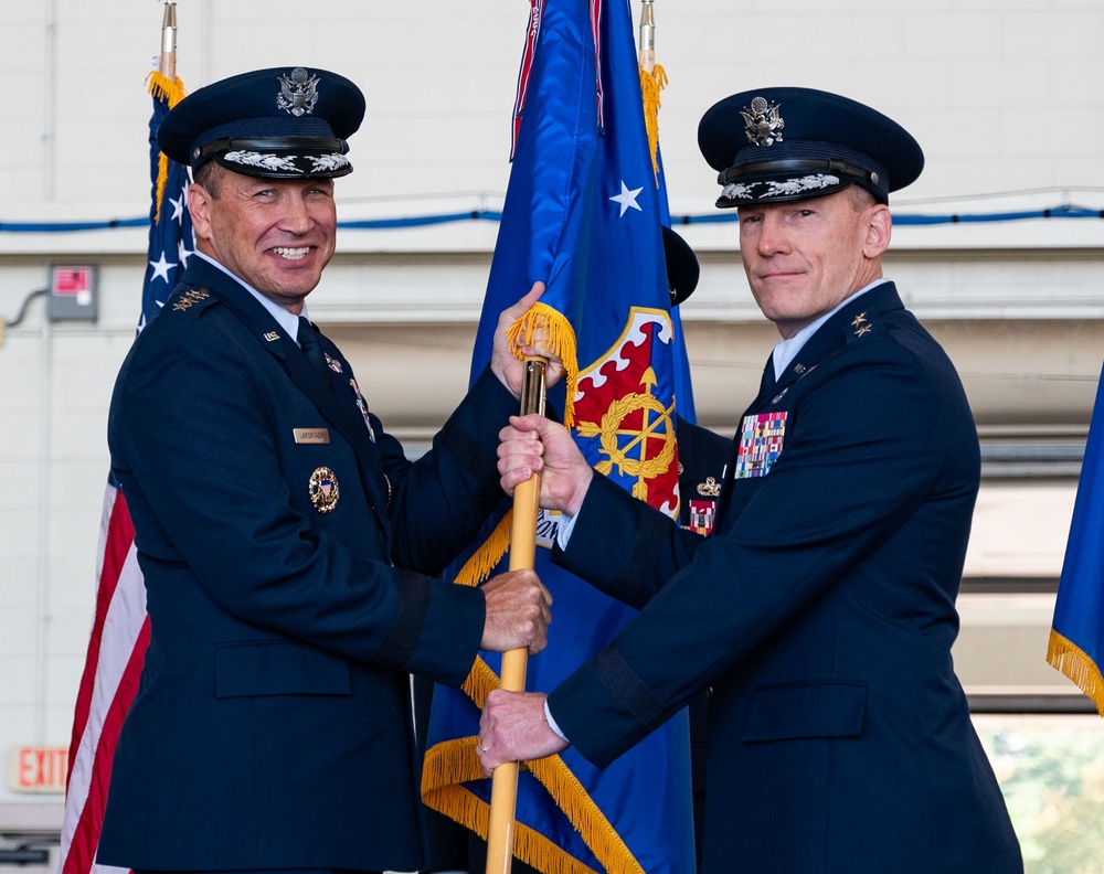 U.S. Air Force Expeditionary Center Change of Command and Twenty-First Air Force Reactivation Ceremony